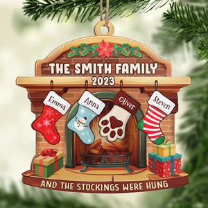 Faisons un vœu - Ornement personnalisé pour la famille - Forme en bois personnalisée - Cadeau de Noël pour les membres de la famille