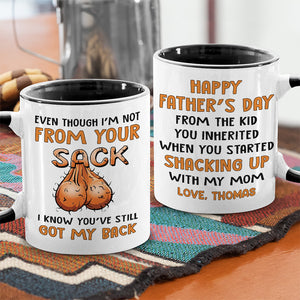 Mon incroyable beau-père - Tasse personnalisée avec accents pour la famille - Cadeau de fête des pères et d'anniversaire pour papa