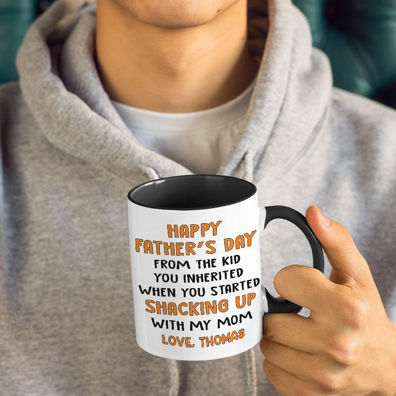 Mon incroyable beau-père - Tasse personnalisée avec accents pour la famille - Cadeau de fête des pères et d'anniversaire pour papa