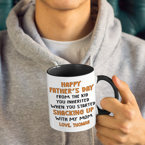 Mon incroyable beau-père - Tasse personnalisée avec accents pour la famille - Cadeau de fête des pères et d'anniversaire pour papa