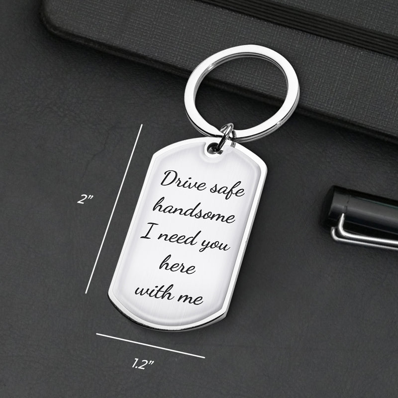 Je suis à toi pour toujours - Porte-clés personnalisé pour couple - Cadeau pour mari et femme, anniversaire