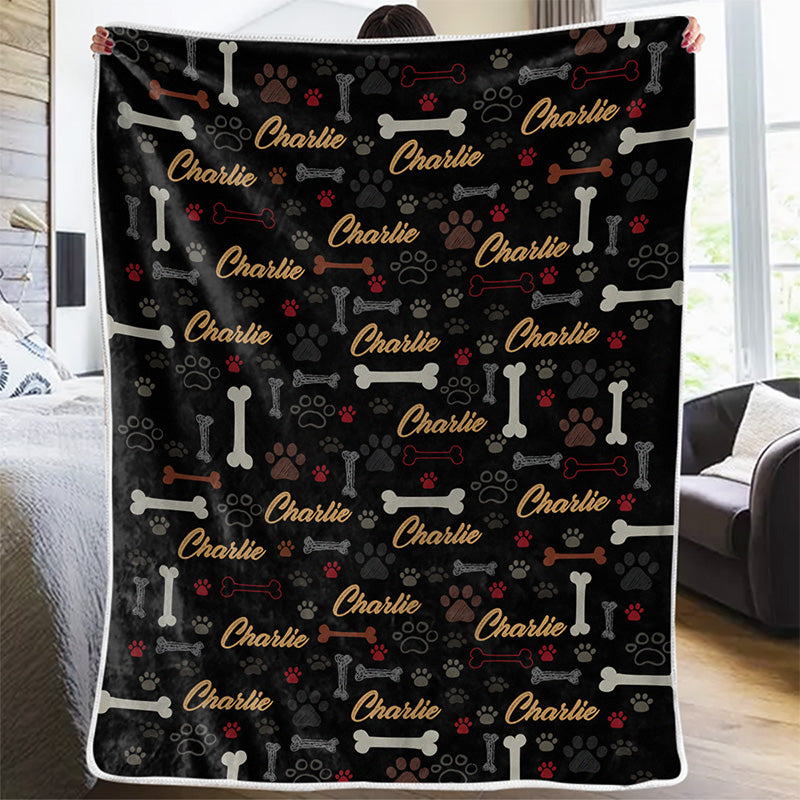 Trop mignon pour être puni - Couverture personnalisée pour chien - Cadeau pour propriétaires et amoureux des animaux