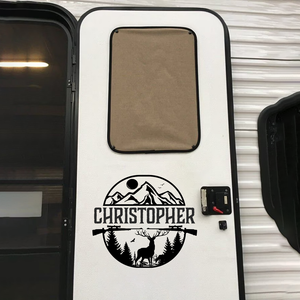 The Wilderness Is Where Magic Happens - Camping Personalized Custom RV Decal - Gift For Camping Lovers