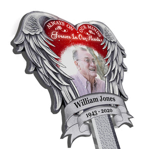 Personalized Acrylic Garden Stake, Grave Decorations For Cemetery, Garden Decor, Yard Sign Cemetery Decorations For Grave, Sympathy Gifts For Loss Of Dad, Sympathy Gifts For Loss Of Mom
