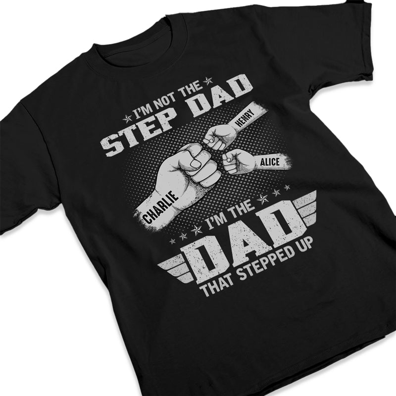 Le papa qui a pris les choses en main - T-shirt, sweat à capuche et sweat-shirt unisexe personnalisé pour la famille - Cadeau de fête des pères et d'anniversaire pour papa