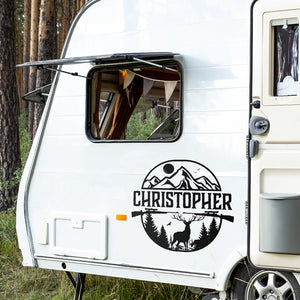 The Wilderness Is Where Magic Happens - Camping Personalized Custom RV Decal - Gift For Camping Lovers