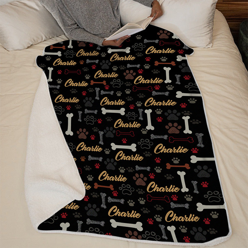 Trop mignon pour être puni - Couverture personnalisée pour chien - Cadeau pour propriétaires et amoureux des animaux