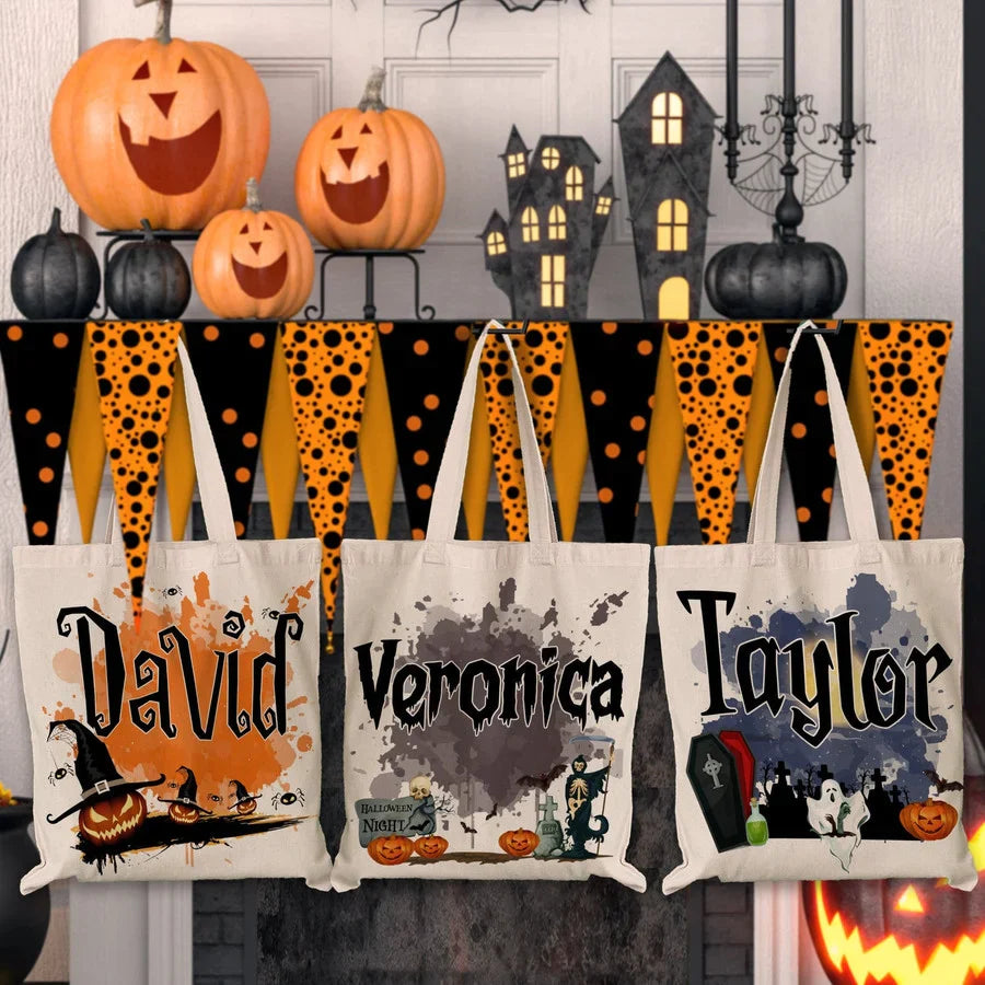 Prêt pour Halloween - Sac fourre-tout personnalisé - Cadeau pour vous-même, cadeau d'Halloween