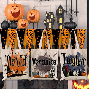 Prêt pour Halloween - Sac fourre-tout personnalisé - Cadeau pour vous-même, cadeau d'Halloween