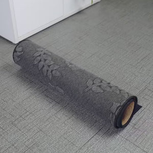 Pas besoin de frapper, mon chien m'a déjà dit que tu étais là - Tapis décoratif personnalisé pour chien - Cadeau de pendaison de crémaillère pour les propriétaires d'animaux et les amoureux des animaux