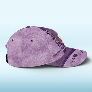 Keep Calm And Love Cats Red - Cat Personalized Custom Hat, All Over Print Classic Cap - New Arrival, Gift For Pet Owners, Pet Lovers