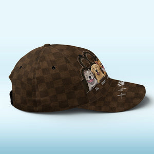Love Comes In Fur And Paws Green - Dog & Cat Personalized Custom Hat, All Over Print Classic Cap - New Arrival, Gift For Pet Owners, Pet Lovers