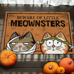 Don't Cross My Path - Cat Personalized Custom Home Decor Decorative Mat - Halloween Gift For Pet Owners, Pet Lovers