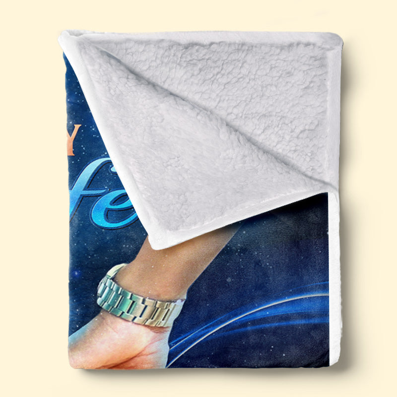 Enveloppez-vous dans cette couverture - Couverture personnalisée pour couple - Cadeau pour mari et femme, anniversaire