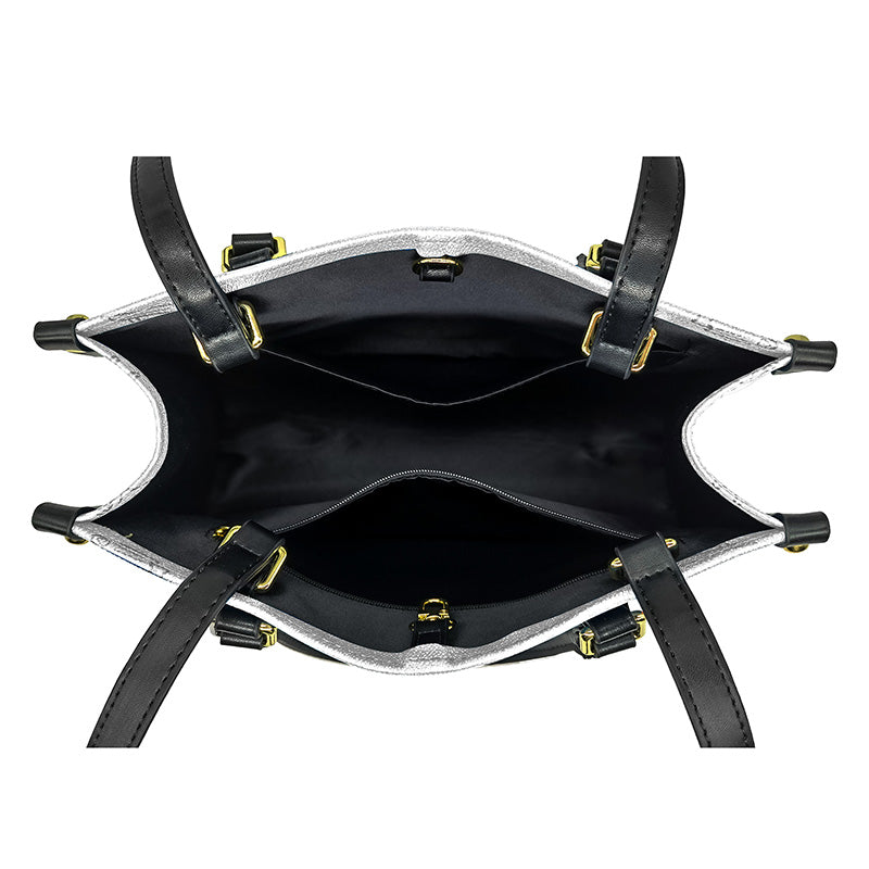 Juste une fille qui aime voyager - Sac à main en cuir personnalisé - Cadeau pour les amoureux du voyage