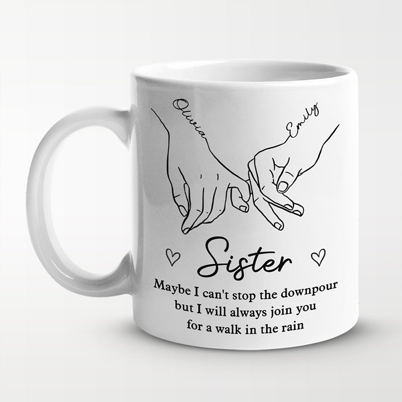 I’m Here For You Always - Bestie Personalized Custom Mug - Gift For Best Friends, BFF, Sisters