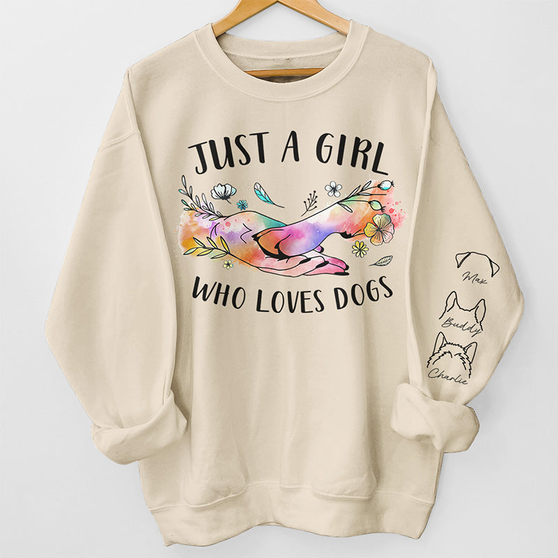 Un lien indéfectible - Sweat-shirt unisexe personnalisé pour chien avec motif sur la manche - Cadeau pour propriétaires et amoureux des animaux
