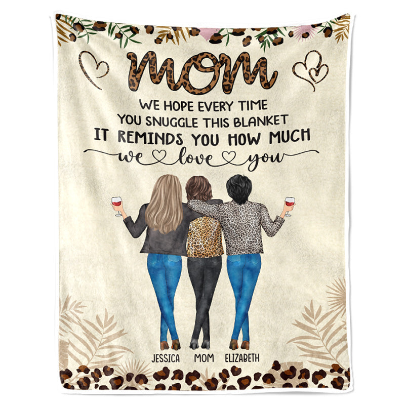 Ma mère est un miracle ambulant - Couverture familiale personnalisée - Cadeau de Noël pour maman
