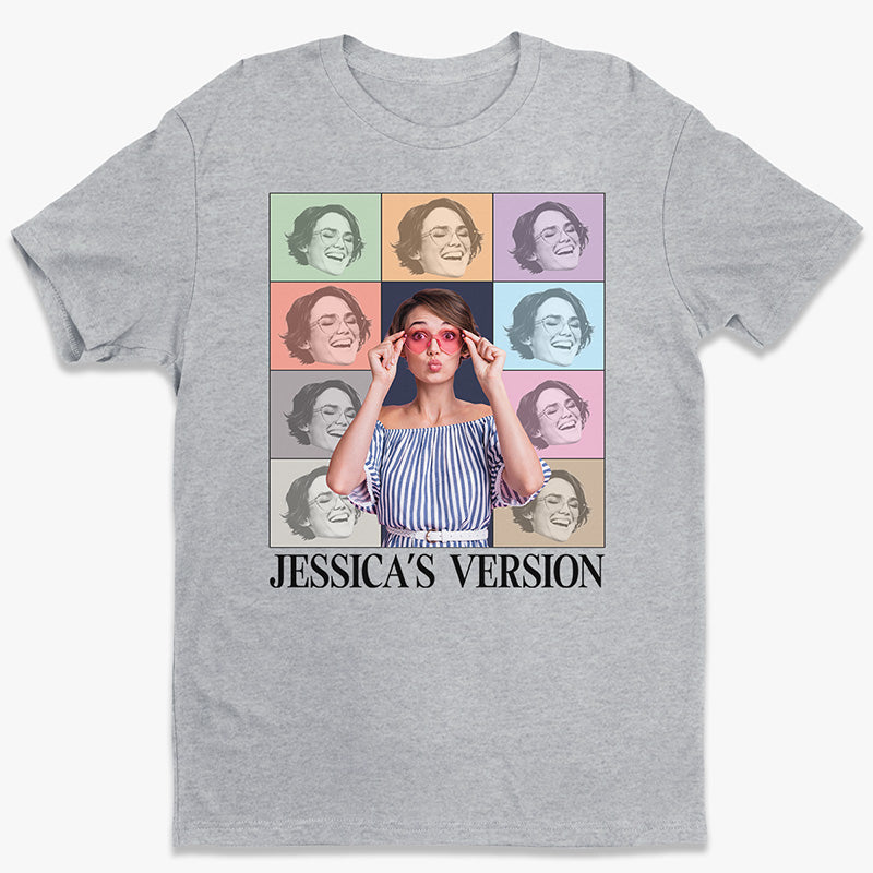 Photo personnalisée « Né comme ça » – T-shirt, sweat à capuche et sweat-shirt unisexe personnalisé pour la famille – Cadeau pour les membres de la famille