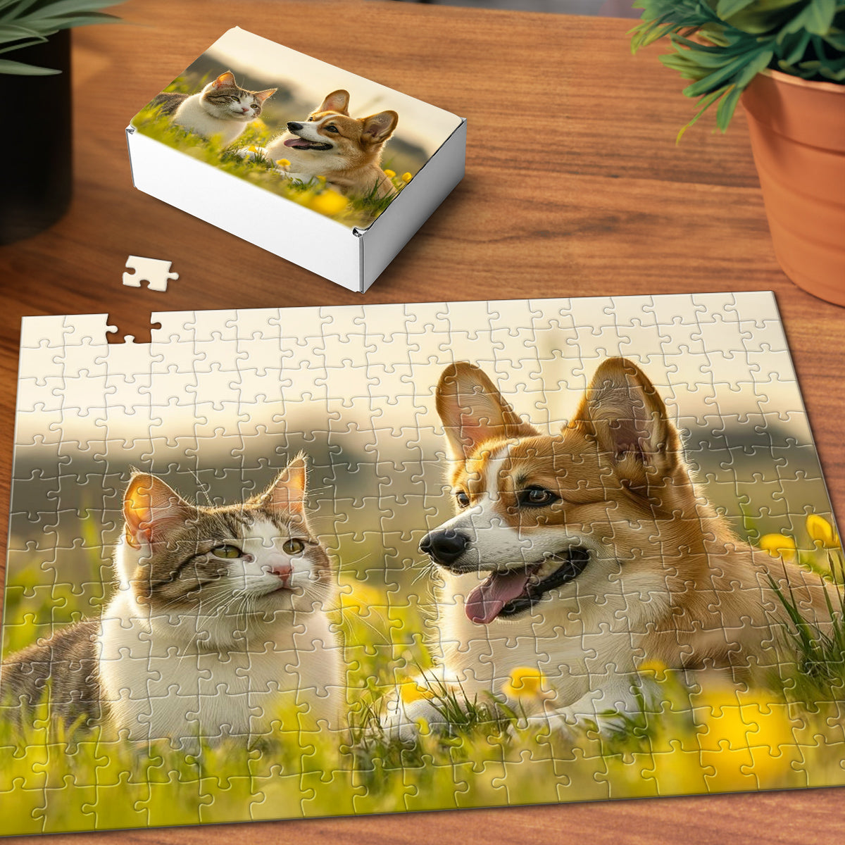 Custom Photo You Are Part Of Myself - Family Personalized Custom Jigsaw Puzzle - Gift For Family Members