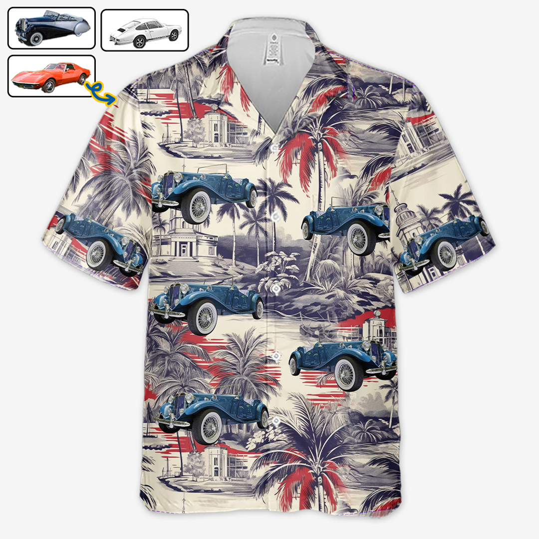 T-shirt hawaïen tropical unisexe personnalisé avec photo pour les meilleurs voyages d'été - Cadeau pour les vacances d'été, cadeau pour les membres de la famille
