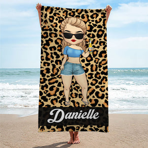 Endless Sun Endless Fun - Bestie Personalized Custom Beach Towel - Gift For Best Friends, BFF, Sisters