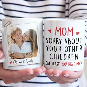 Mug photo personnalisé - Cadeau idéal pour la famille - Fête des Mères