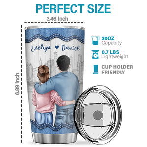 La Reine de mon cœur - Verre personnalisé pour couple - Cadeau pour mari et femme, anniversaire