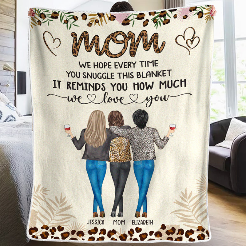 Ma mère est un miracle ambulant - Couverture familiale personnalisée - Cadeau de Noël pour maman