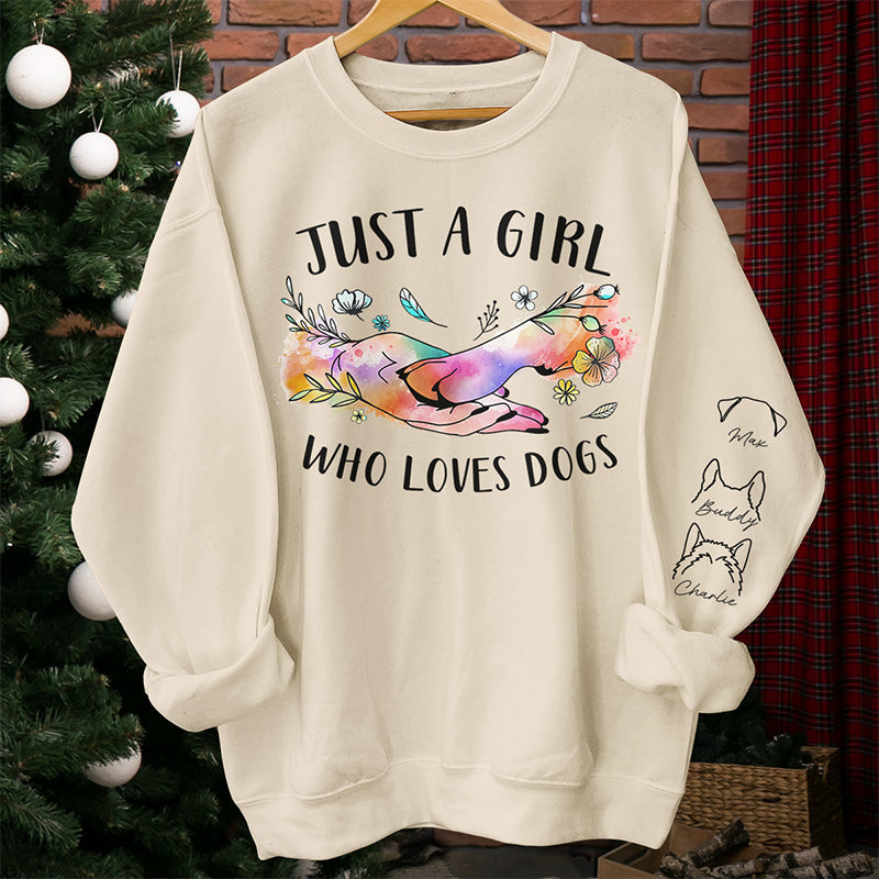 Un lien indéfectible - Sweat-shirt unisexe personnalisé pour chien avec motif sur la manche - Cadeau pour propriétaires et amoureux des animaux