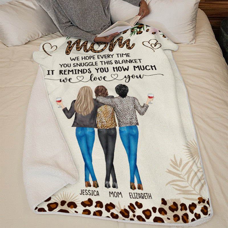 Ma mère est un miracle ambulant - Couverture familiale personnalisée - Cadeau de Noël pour maman