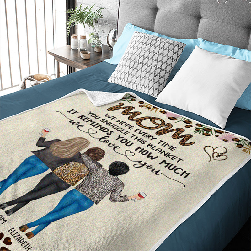 Ma mère est un miracle ambulant - Couverture familiale personnalisée - Cadeau de Noël pour maman