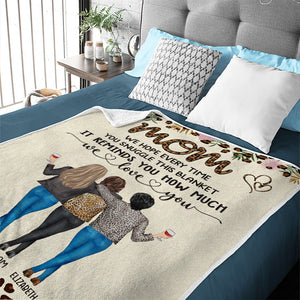 Ma mère est un miracle ambulant - Couverture familiale personnalisée - Cadeau de Noël pour maman
