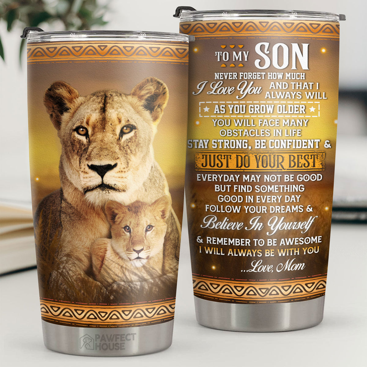 À mon fils, n'oublie jamais combien je t'aime et que je t'aimerai toujours - Gobelet - À mon fils, cadeau pour fils, cadeau de maman pour fils, cadeau d'anniversaire pour fils