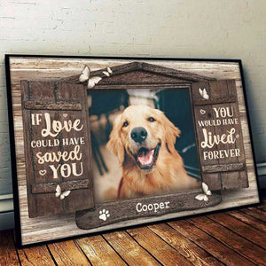 Tu aurais vécu éternellement ! Affiche horizontale personnalisée pour chien et chat. Télécharger une image. Cadeau pour les propriétaires et les amoureux des animaux.