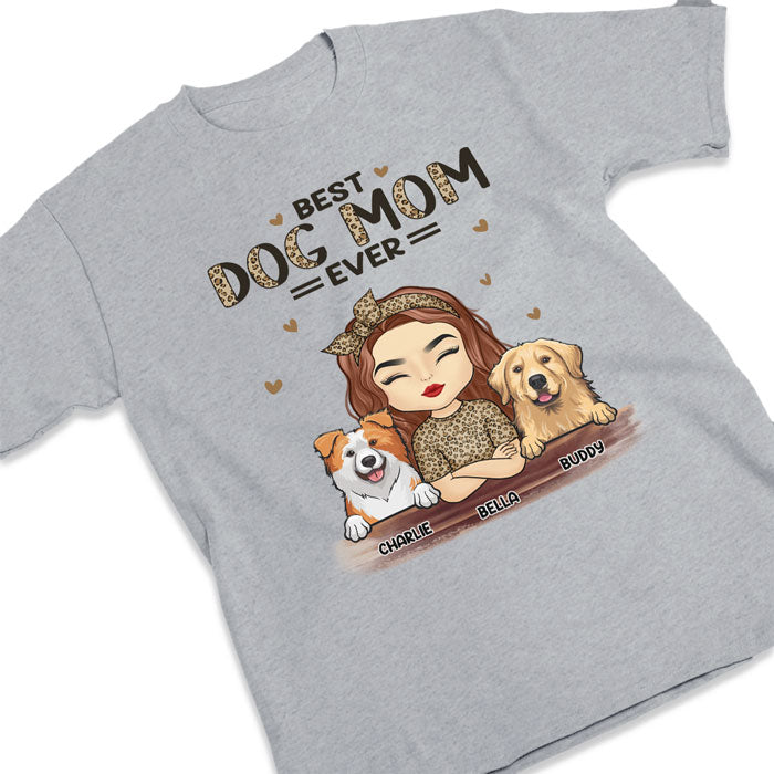 Meilleure maman à fourrure de tous les temps - T-shirt, sweat à capuche et sweat-shirt unisexe personnalisé pour chien et chat - Cadeau de fête des mères, d'anniversaire pour maman, propriétaires d'animaux et amoureux des animaux