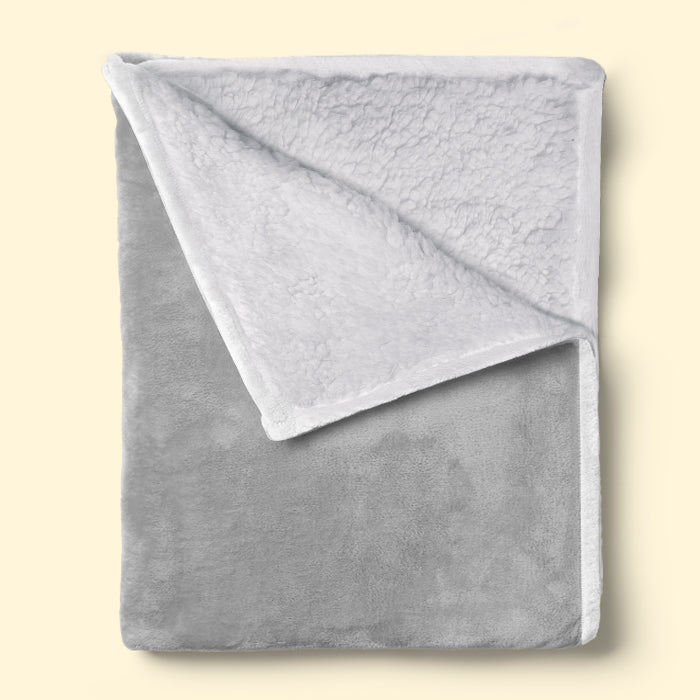 Notre couverture câline - Couverture personnalisée pour la famille - Cadeau pour les membres de la famille