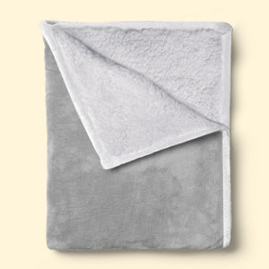 Notre couverture câline - Couverture personnalisée pour la famille - Cadeau pour les membres de la famille