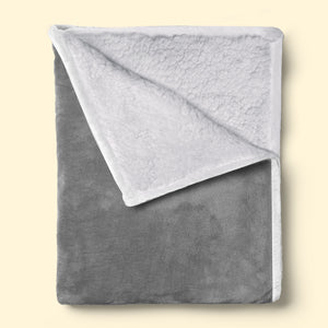 Notre couverture douillette - Couverture personnalisée pour couple - Cadeau pour mari et femme, anniversaire