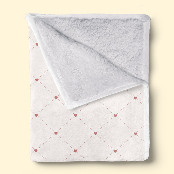 Voici notre couverture douillette - Couverture personnalisée pour couple - Cadeau pour mari et femme, anniversaire