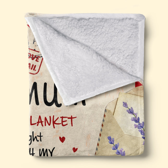 Tu sentiras mon amour en elle - Couverture personnalisée pour la famille - Cadeau de fête des mères, d'anniversaire pour maman de la part de sa fille