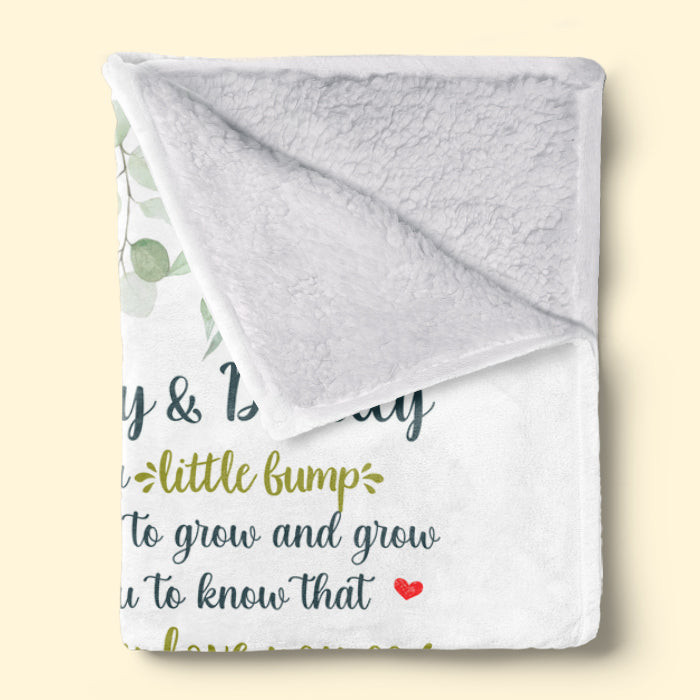 Couverture personnalisée - Cadeaux de baby shower personnalisés, cadeaux de révélation du sexe pour les nouvelles mamans, les nouveaux papas, les nouveaux parents - Nos aventures sont sur le point de commencer