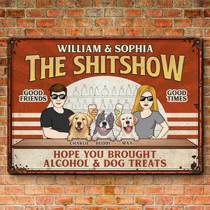 Welcome To The Special Show - Dog Personalized Custom Home Decor Metal Sign - House Warming Gift For Pet Owners, Pet Lovers