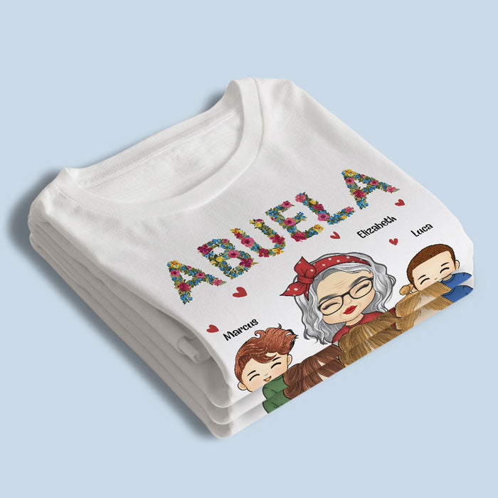 Appelez-moi simplement grand-mère - T-shirt unisexe personnalisé, sweat à capuche, sweat-shirt - Cadeau de fête des mères, d'anniversaire pour grand-mère