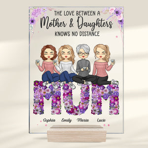 Meilleurs amis pour toujours - Plaque acrylique personnalisée pour la famille - Cadeau d'anniversaire ou de fête des mères
