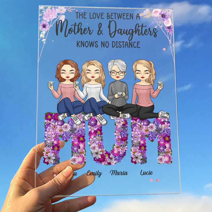 Meilleurs amis pour toujours - Plaque acrylique personnalisée pour la famille - Cadeau d'anniversaire ou de fête des mères