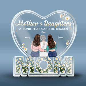 The Love Between Us Lasts Forever - Family Personalized Custom Shaped Acrylic Plaque - Mother's Day, Birthday Gift For Mom