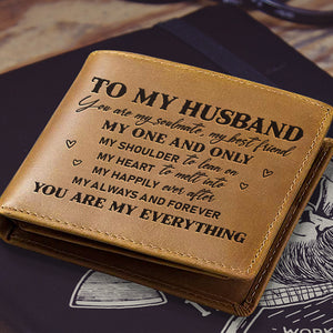 Mon unique portefeuille à deux volets - Cadeau pour couple, mari et femme