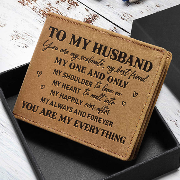Mon unique portefeuille à deux volets - Cadeau pour couple, mari et femme