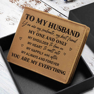 Mon unique portefeuille à deux volets - Cadeau pour couple, mari et femme
